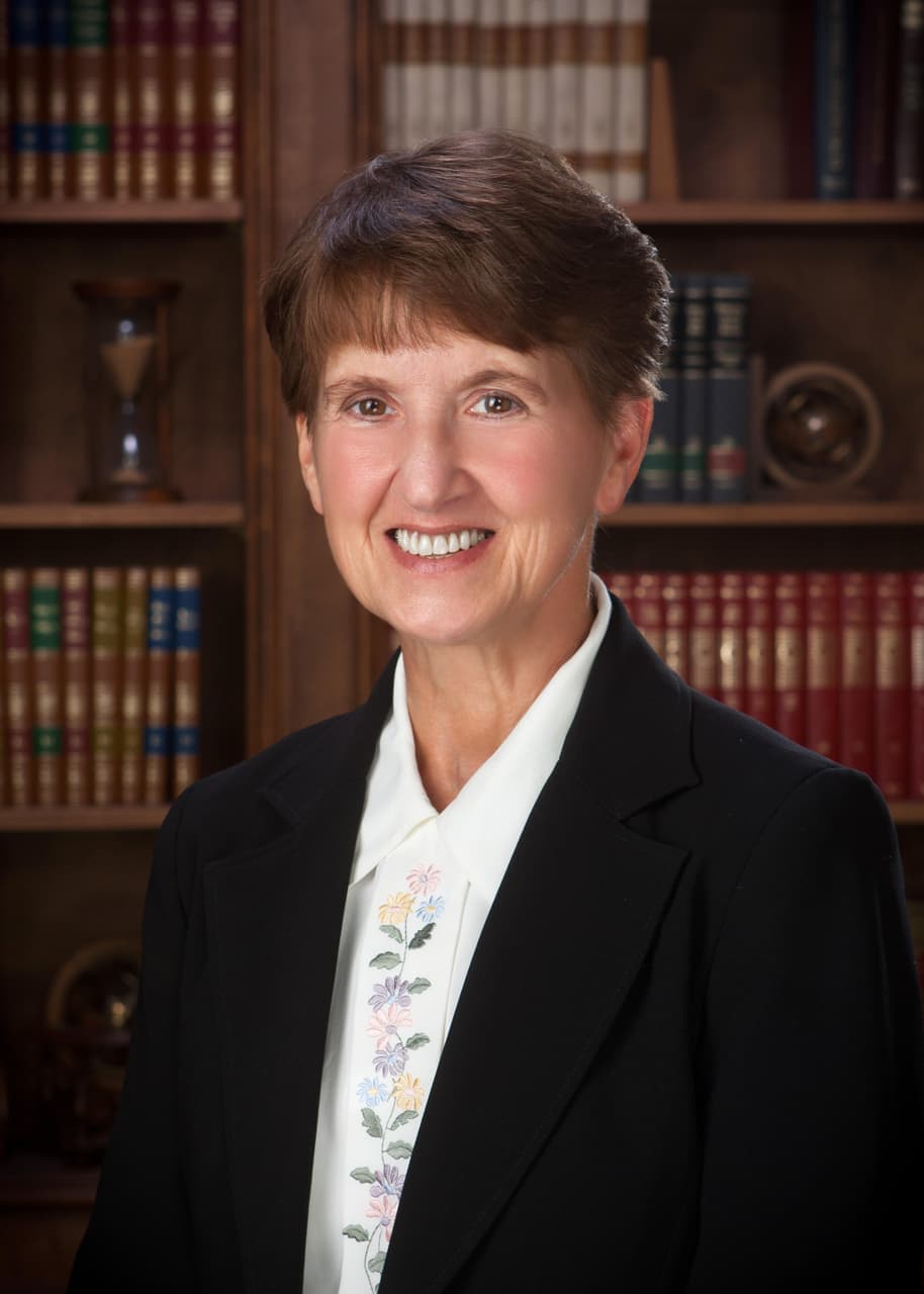 Pamela A. Walker, attorney at The Law Office of Pamela A. Walker, P.C., in her law office in Granbury, Texas